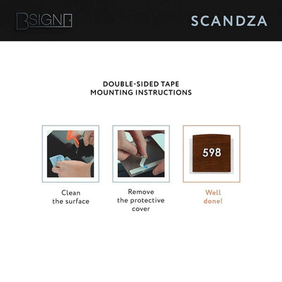 Front Desk Sign "Scandza" Design