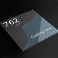 Door Signs Meeting Door Sign: Double Acrylic — Bold Style - Photo #4