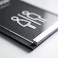 Information signs Meeting Room Sign: Wood & Stainless Steel Plate — "Otherside" Design - Photo #10