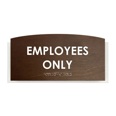 Employees Only Signs - Wood Sign "Scandza" Design