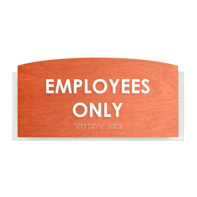 Employees Only Signs - Wood Sign "Scandza" Design