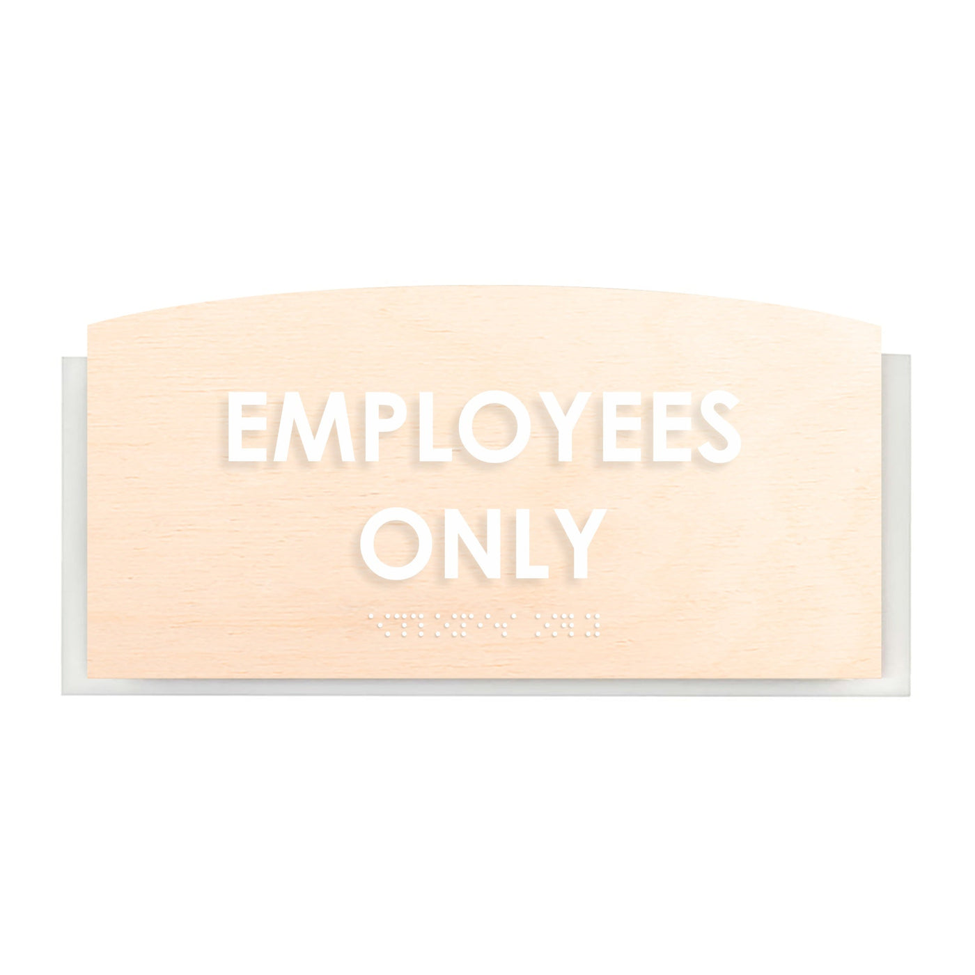 Employees Only Signs - Wood Sign "Scandza" Design