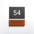 Door Numbers Door Number Sign: Wood & Acrylic Plate — "Dragon" Design - Photo #1