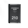 Door Numbers Office Door Number Sign & Name Plates: Stainless Steel & Wood — "Otherside" Design - Photo #11