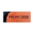 Door Signs - Front Desk Sign - Wood Door Plate "Sherwood" Design - Photo #11