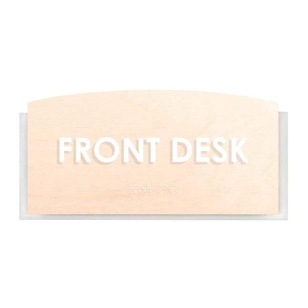 Front Desk Sign "Scandza" Design
