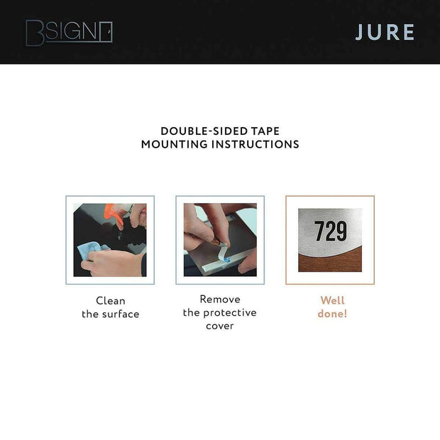 Information Signs - Quiet Please Sign Steel & Wood "Jure" Design