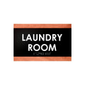 Laundry Room Sign - Custom Wood Door Plate "Buro" Design - Photo #12