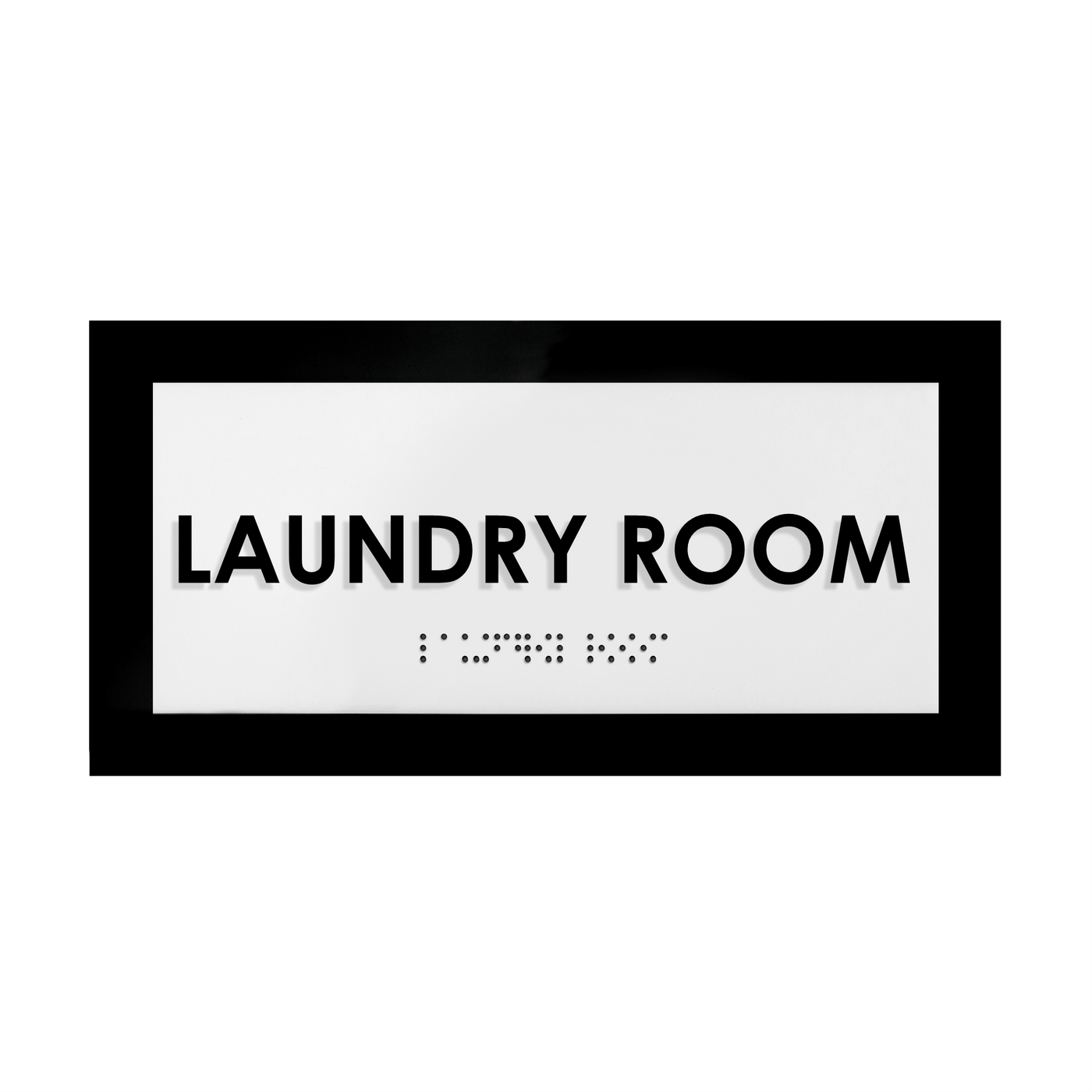 Laundry Room Acrylic Door Sign "Simple" Design