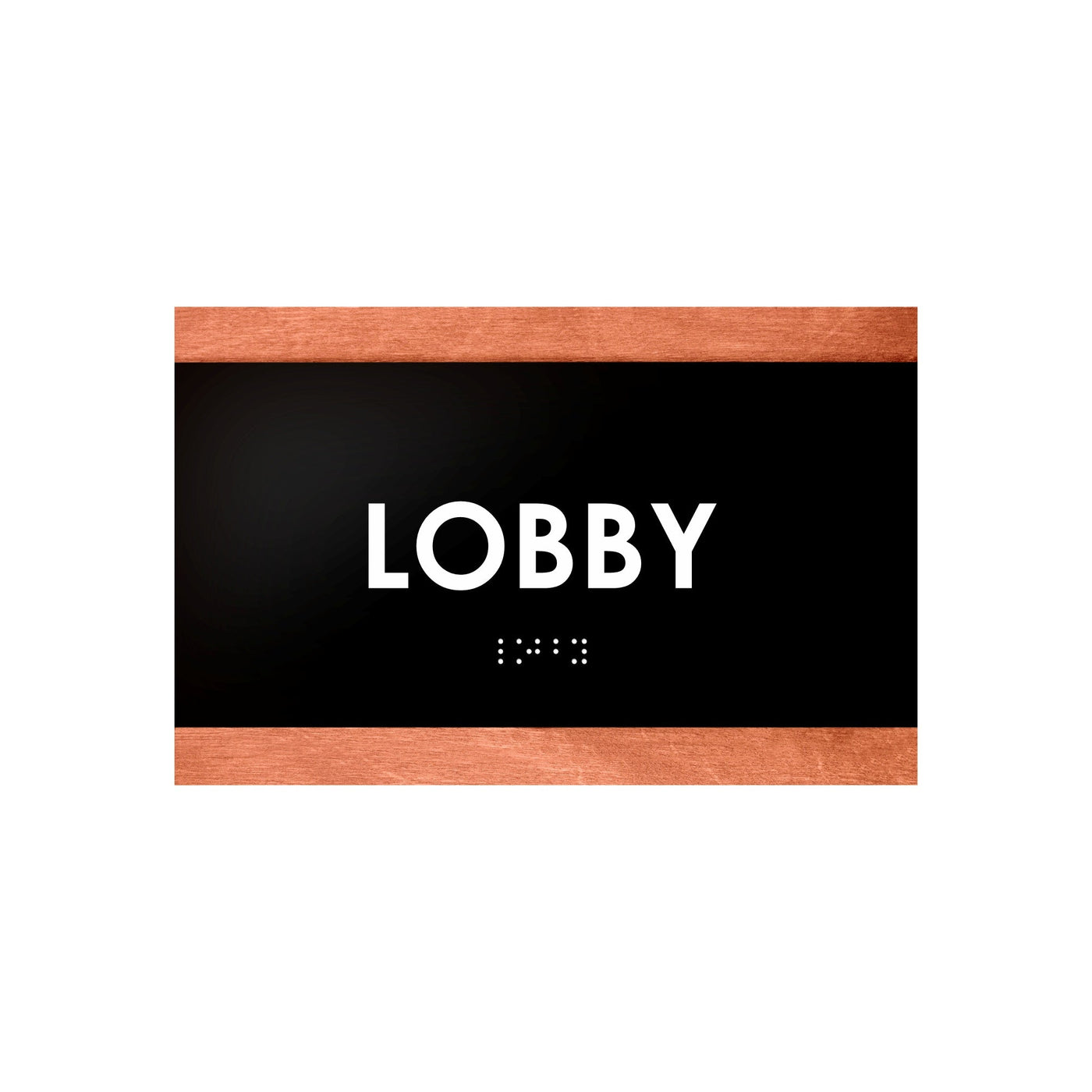 Door Signs - Lobby Sign - Wood Door Plate "Buro" Design