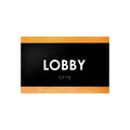 Door Signs - Lobby Sign - Wood Door Plate "Buro" Design - Photo #15
