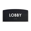 Wood Lobby Door Sign "Scandza" Design - Photo #16