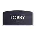 Wood Lobby Door Sign "Scandza" Design - Photo #15