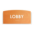 Wood Lobby Door Sign "Scandza" Design - Photo #13