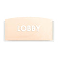 Wood Lobby Door Sign "Scandza" Design - Photo #12