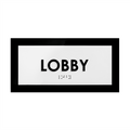 Door Signs - Lobby Sign - Acrylic Door Plate "Simple" Design - Photo #2