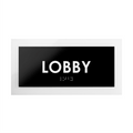 Door Signs - Lobby Sign - Acrylic Door Plate "Simple" Design - Photo #1
