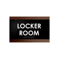 Door Signs - Locker Room Sign - Wood Door Plate "Buro" Design - Photo #15