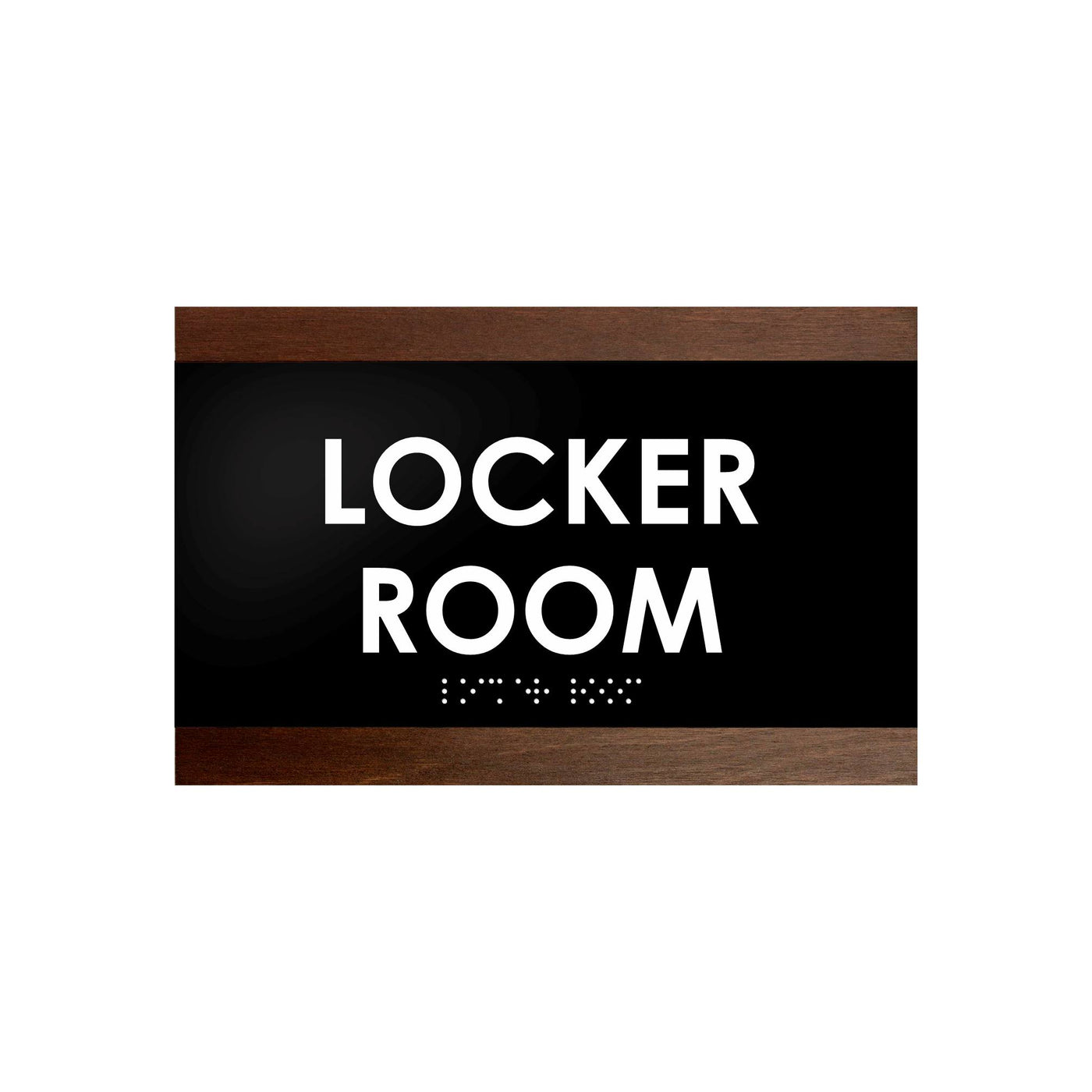 Door Signs - Locker Room Sign - Wood Door Plate "Buro" Design