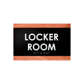 Door Signs - Locker Room Sign - Wood Door Plate "Buro" Design - Photo #12