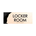 Door Signs - Locker Room Sign - Wood Door Plate "Sherwood" Design - Photo #12