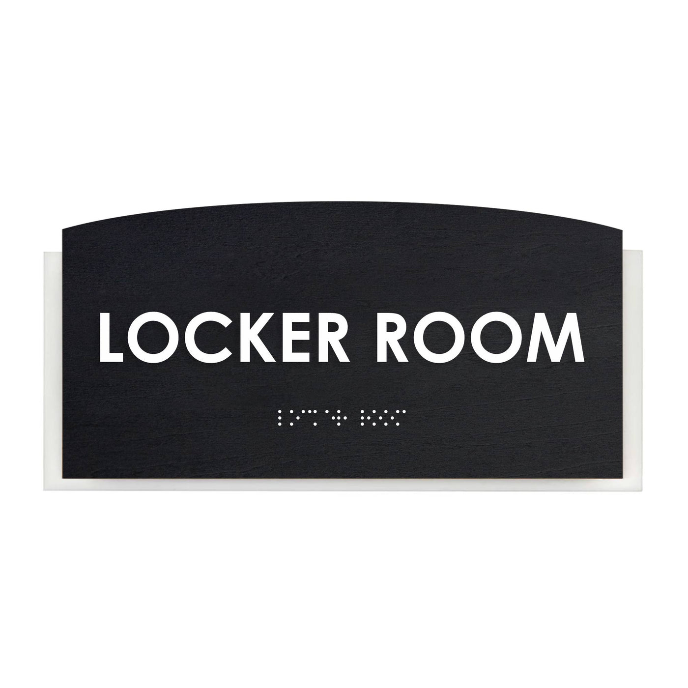 Wood Locker Room Door Sign "Scandza" Design