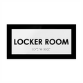 Door Signs - Locker Room Sign - Acrylic Door Plate "Simple" Design - Photo #2