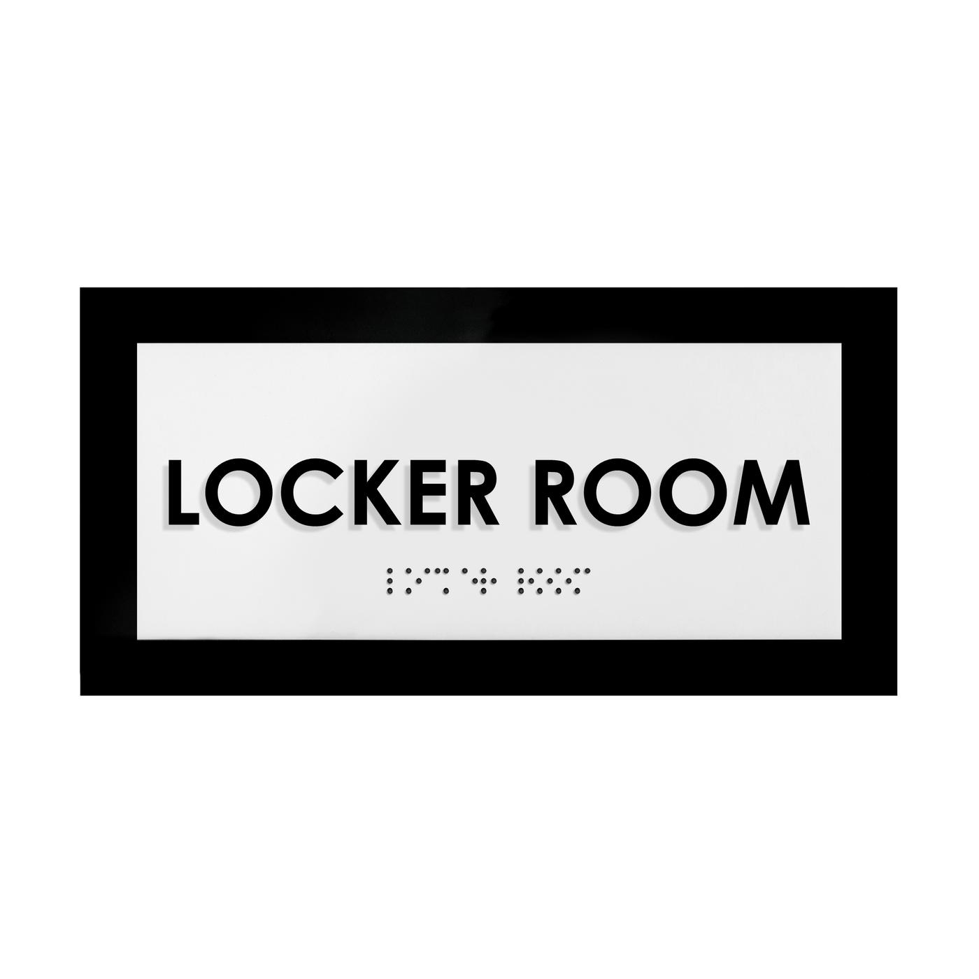 Door Signs - Locker Room Sign - Acrylic Door Plate "Simple" Design