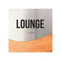 Табличка "Зона отдыха" со шрифтом Брайля: Дерево и нержавеющая сталь — "Jure" Дизайн - Photo #4
