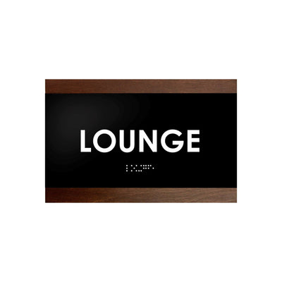 Door Signs - Lounge Room Sign - Wood Door Plate "Buro" Design