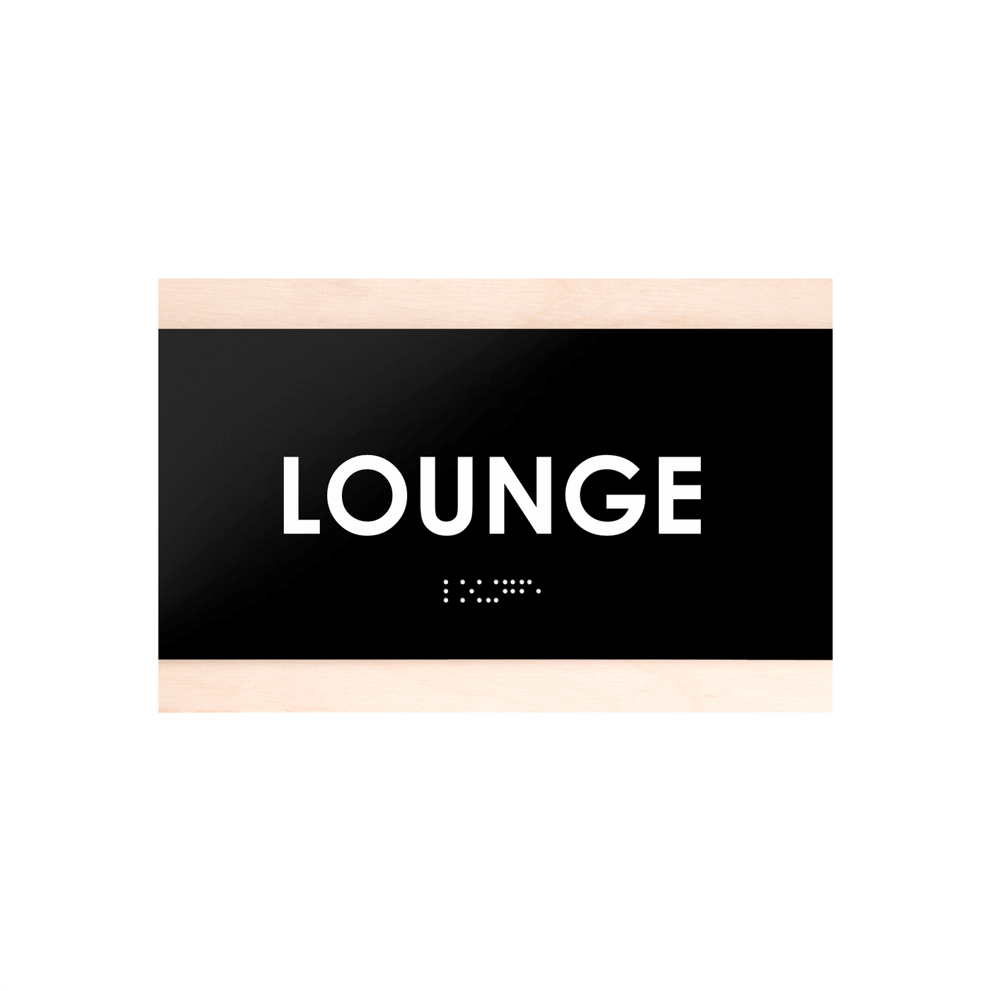 Door Signs - Lounge Room Sign - Wood Door Plate "Buro" Design