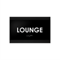 Door Signs - Lounge Room Sign - Wood Door Plate "Buro" Design - Photo #5
