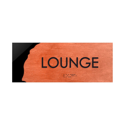 Door Signs - Lounge Room Sign - Wood Door Plate "Sherwood" Design