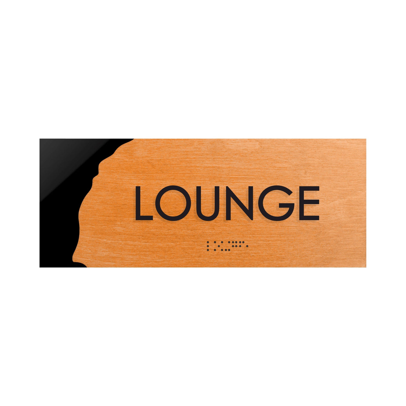 Door Signs - Lounge Room Sign - Wood Door Plate "Sherwood" Design