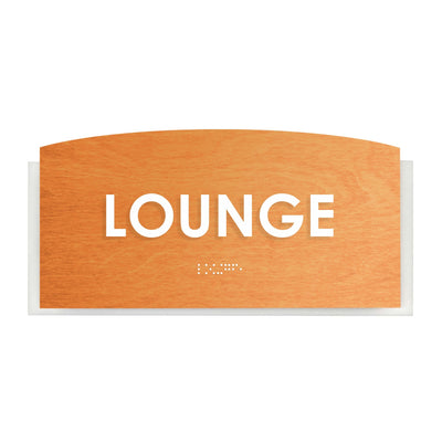 Wood Lounge Room Door Sign "Scandza" Design