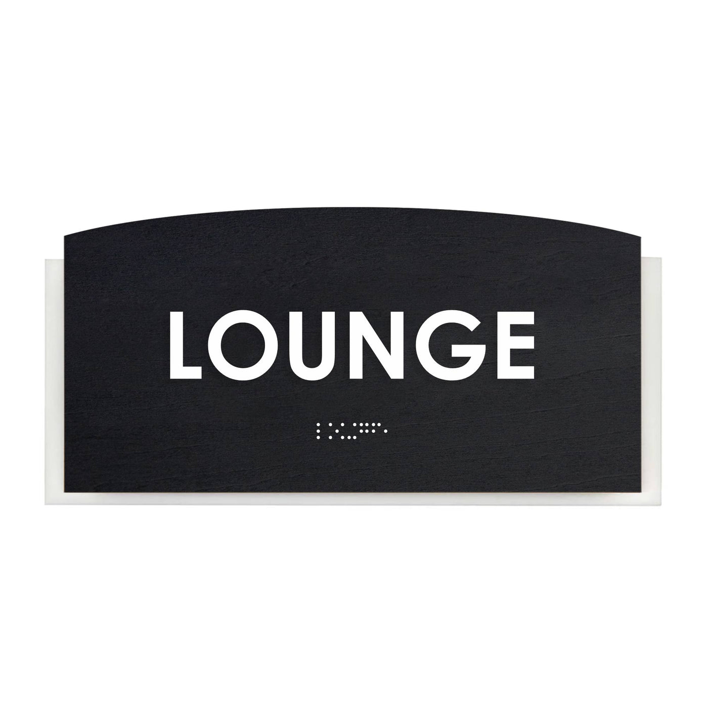 Wood Lounge Room Door Sign "Scandza" Design