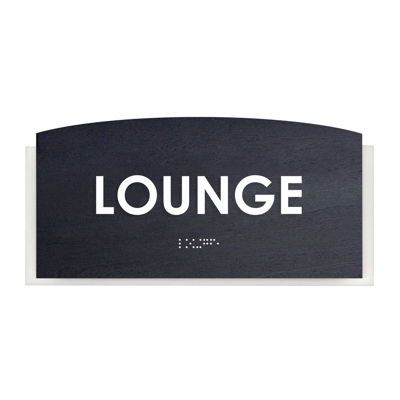 Wood Lounge Room Door Sign "Scandza" Design