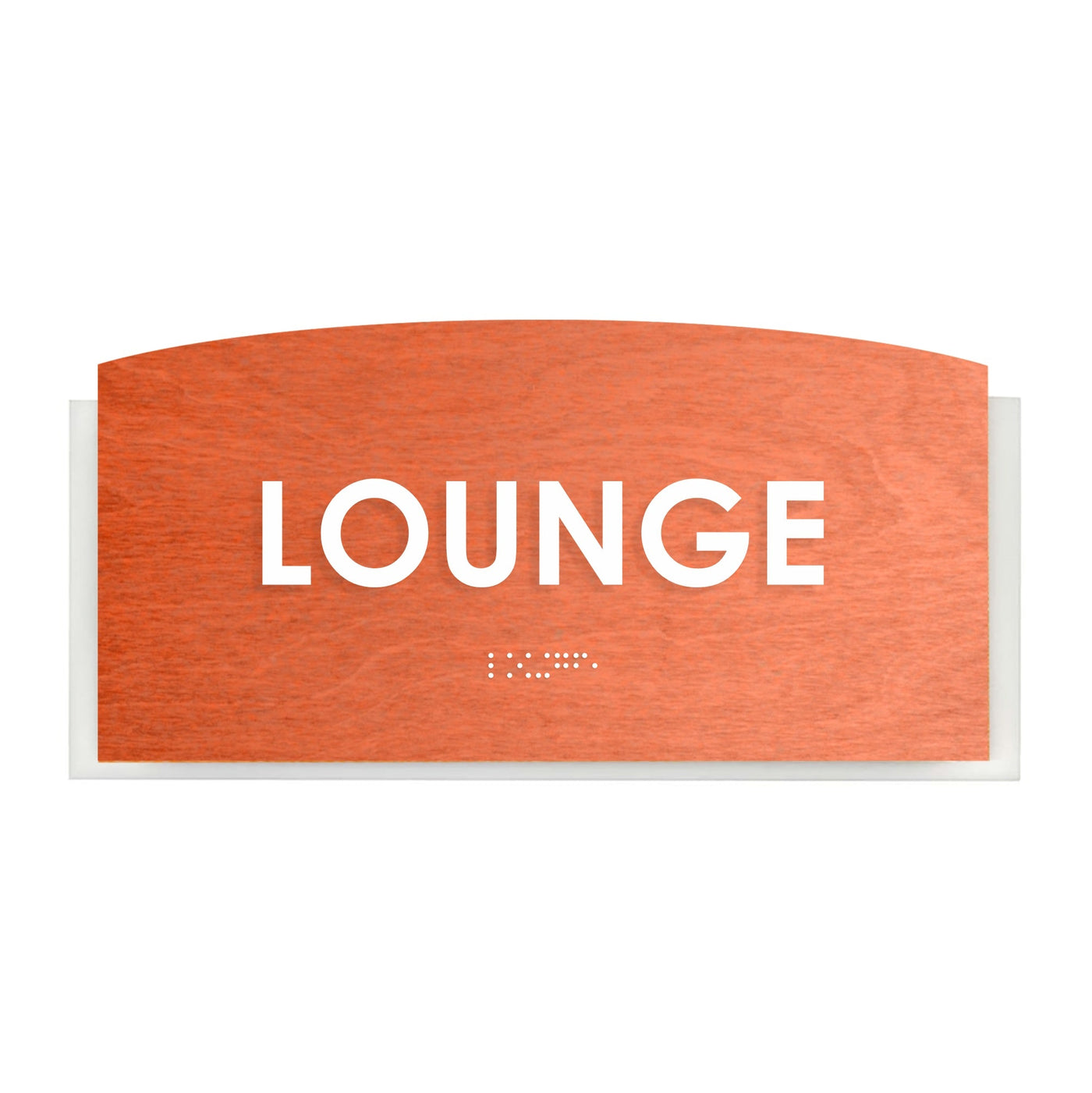 Wood Lounge Room Door Sign "Scandza" Design