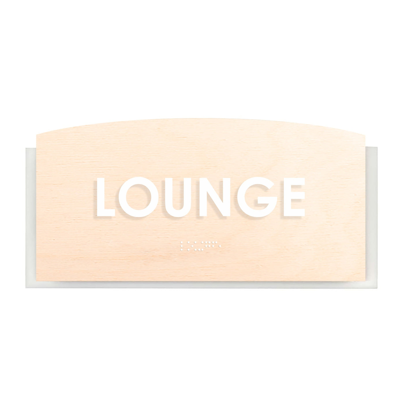 Wood Lounge Room Door Sign "Scandza" Design