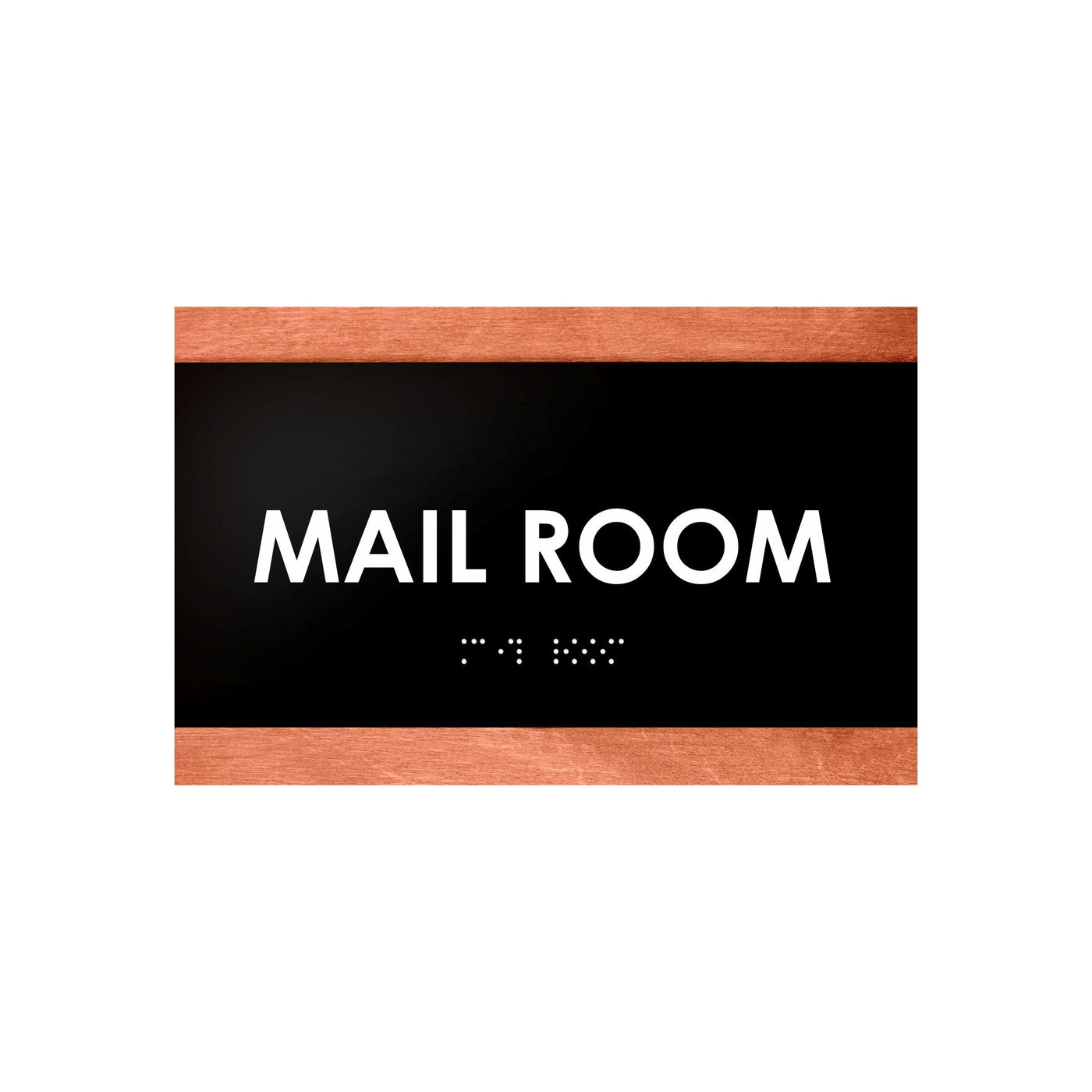 Door Signs - Mail Room Sign - Wood Door Plate "Buro" Design