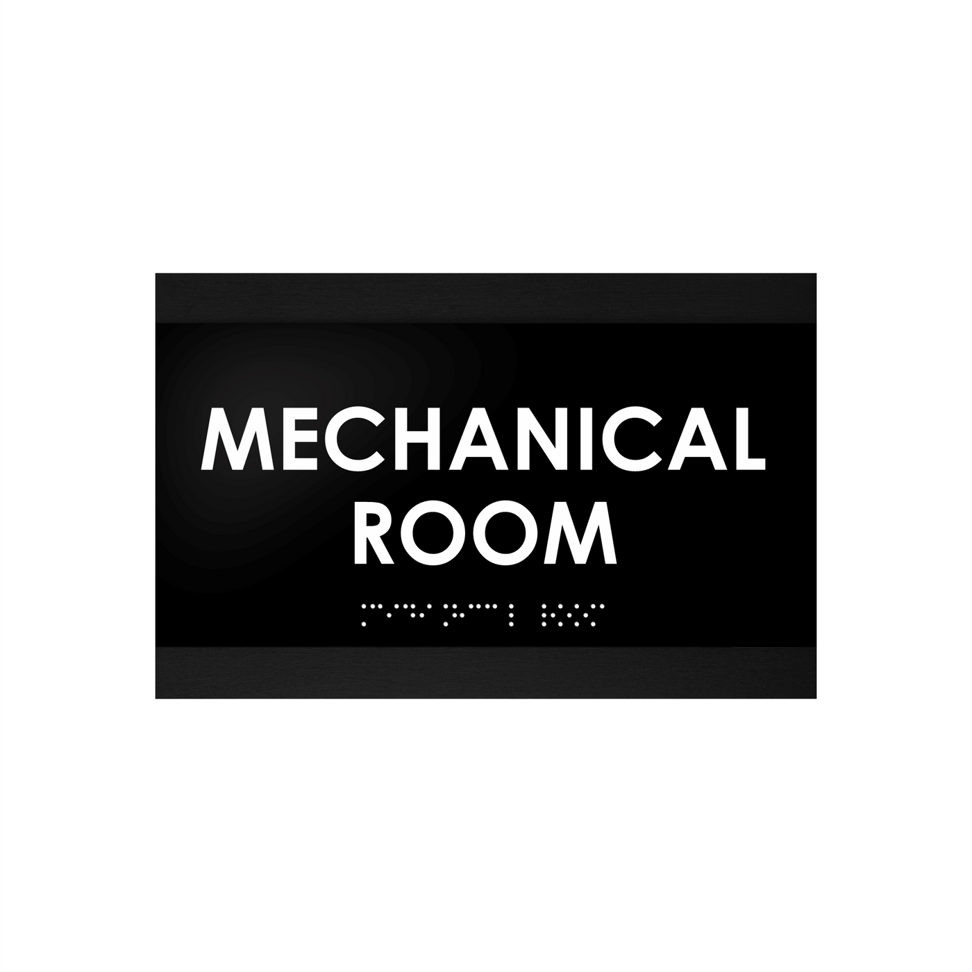 Door Signs - Mechanical Room Sign - Wood Door Plate "Buro" Design