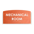 Wood Mechanical Room Door Sign "Scandza" Design - Photo #14