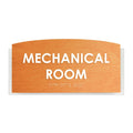 Wood Mechanical Room Door Sign "Scandza" Design - Photo #13