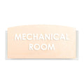 Wood Mechanical Room Door Sign "Scandza" Design - Photo #12