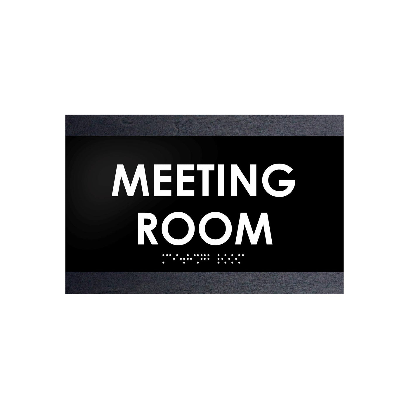 Door Signs - Meeting Room Sign - Wood Door Plate "Buro" Design