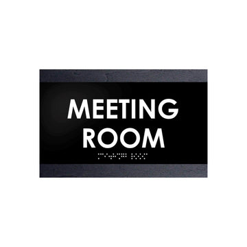 Door Signs - Meeting Room Sign - Wood Door Plate "Buro" Design - Photo #14