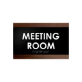 Door Signs - Meeting Room Sign - Wood Door Plate "Buro" Design - Photo #15