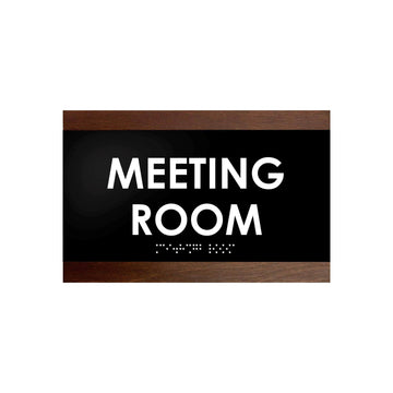 Door Signs - Meeting Room Sign - Wood Door Plate "Buro" Design - Photo #15