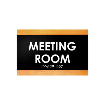 Door Signs - Meeting Room Sign - Wood Door Plate "Buro" Design - Photo #13