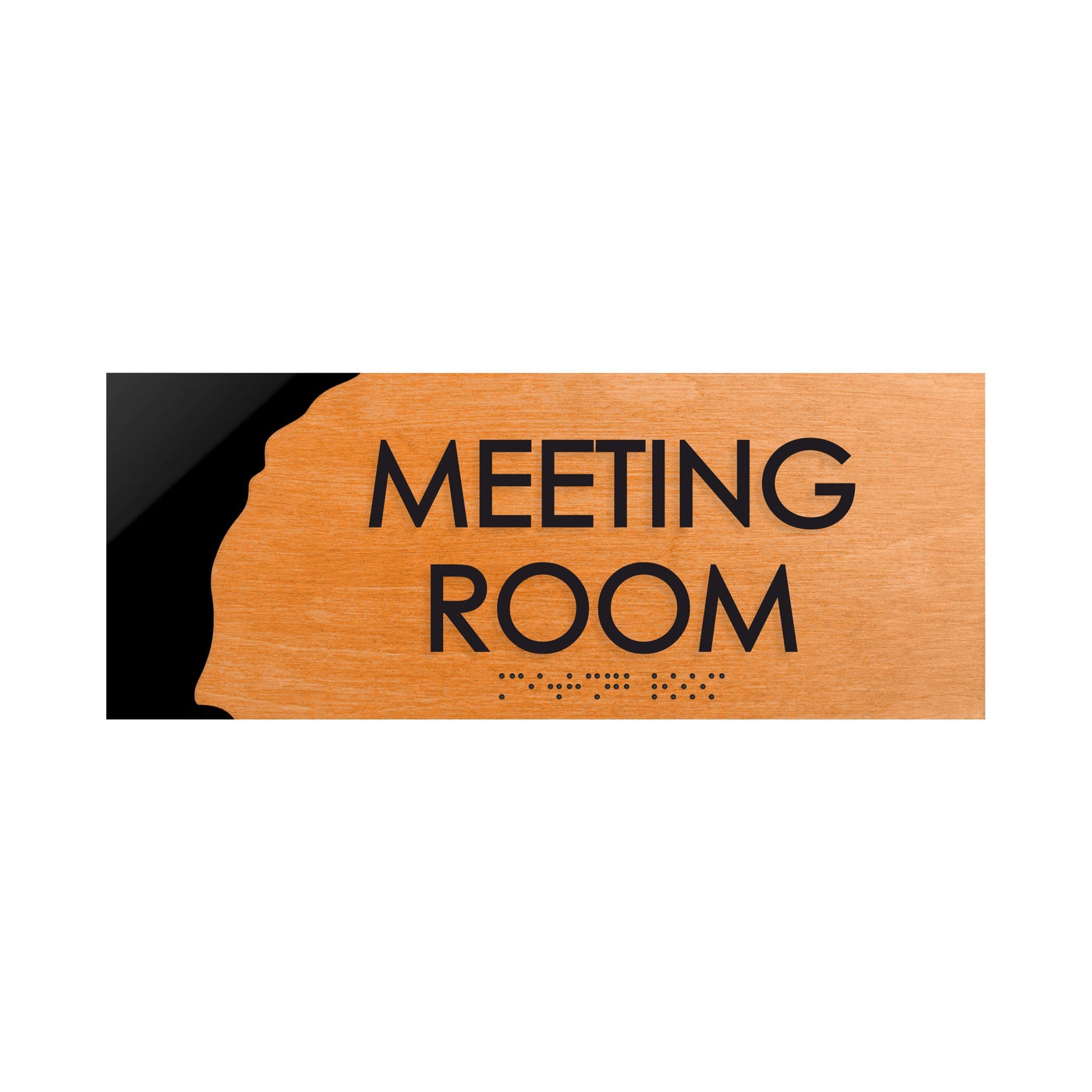 Door Signs - Meeting Room Sign - Wood Door Plate "Sherwood" Design